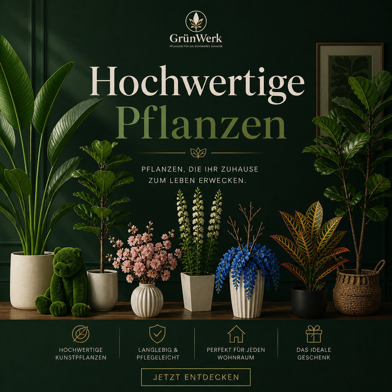 Hochwertige Pflanzen – robust und pflegeleicht